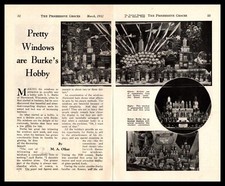 1932 S L Burke Grocery Store Display Photos Shorewood Washington 2-Page Print Ad picture