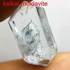 12Ct Very Rare NATURAL Beautiful Blue Dumortierite Quartz Crystal Specimen 1496 picture