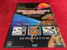 PAD59 GAME ADVERT 12X9 CONQUEST EARTH : PLAYSTATION & PC CD ROM picture