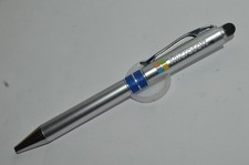 MICROSOFT Ballpoint Pen Plus Soft Rubber Styles Sales Rep Lightly Used 1990's picture