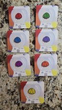 Abominable Toys Enamel Mini Chomp Pin Gumball Complete Set Ex Signed By CM & BS picture