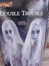 SPOOKY SPIRIT ZOMBIES Twin Sisters DOUBLE TROUBLE  ANIMATRONIC Halloween RARE picture