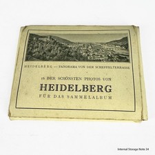 Vintage Heidelberg Photo Album 16 Panorama Views Germany König Publisher picture