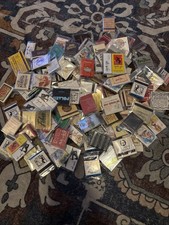 Mega Vintage Matchbook Collection Lot - UNSTRUCK & INDIVIDUALLY SLEEVED picture
