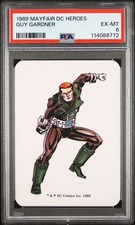 1989 MAYFAIR DC HEROES GUY GARDNER PSA 6 GREEN LANTERN picture