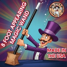 The Appearing 8-Foot Wand By Big Guys Magic (Quick, Clean & Impossible) picture
