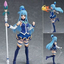 Figma #399 Konosuba Aqua Anime Action Figure Collectible Model Toy Megumin Style picture