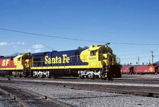 ATSF 5099 @ SAN BERNARDINO, CA_FEB 17, 1987   ORIGINAL TRAIN SLIDE picture