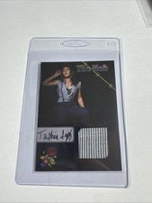 Tashia Sipf 2023 Historic Autographs The Mob 2 Pin-Up Garment Relic Signed 11/20 picture