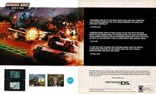 2008 Advance Wars Days Of Ruin Video Game 2-page Vintage Print Ad Nintendo picture