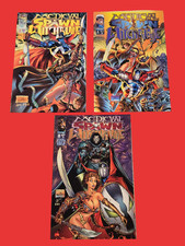 Medieval Spawn/Witchblade #1-3 Complete Set – Garth Ennis – Image Comics – 1996 picture