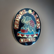Vintage George Carden Circus Elephant Enamel Lapel Pin  picture