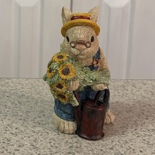 United Design The Easter Bunny Family SEC-065 Grandpa with Sunflowers Figurine picture
