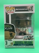 Russell Wilson Seattle Seahawks Funko Pop 57 Super Bowl Champions NFL 100 picture