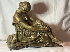SAPPHO OLD BRONZE SCULPTURE STATUE, XIX EME BY JAMES PRADIER picture