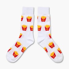 McDonald’s French Fries Fry Large Pattern Socks - NEW picture