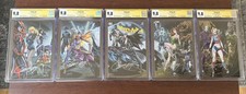 Batman 50 CGC 9.8 SS J Scott Campbell Connecting Set of (5) Books Cvrs A-B-C-D-E picture