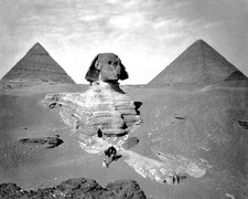 Ancient Monuments PYRAMIDS OF GIZA Glossy 8x10 Photo Print Cairo, Egypt Poster  picture