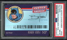 PSA 8 2009 Rittenhouse DC Justice League of America Batman Founding Member Foil picture