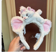 2025 Genuine New Hongkong Disney Marie Cat Plush ear Headband Disneyland picture