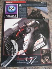 PSYGNOSIS AUTOSPORT AWARDS NEWMAN-HAAS RACING 1997 ADVERT FRAME A4 SIZE FILE R picture
