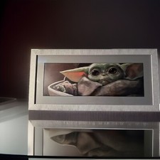 Star Wars The Mandalorian Baby Yoda The Child Fine Art- 107/350 Disney Exclusive picture