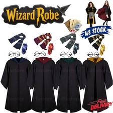 Children Adult Robe Cloak Cosplay Costume US picture