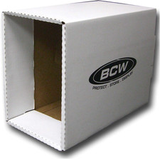 BCW Short Comic Book Storage Box House - (Bundle of 10) Corrugated Cardboard Sto picture