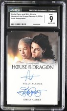 2024 Rittenhouse House Of The Dragon Season 1 Auto Milly Alcock Emily Carey picture