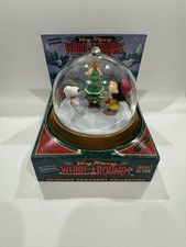 1999 Peanuts Very Merry Whirl Arounds Blockbuster Spinning Christmas Ornament picture