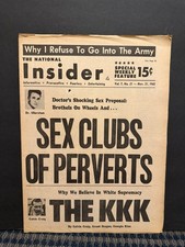 1965 The National Insider Newspaper, White Supremacy KKK Calvin Craig   (VRN10L) picture