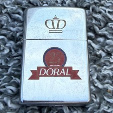 1995 Zippo Vintage Zippo Lighter Doral-25th Anniversary - Sold as Is Used Cond. picture