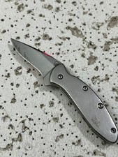 Kershaw 1600 Chive Knife Plain Blade 1.9” A/O Silver Folding Knife — picture
