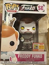 Freddy Funko as Pennywise SDCC 2018 Exclusive Pop Vinyl Figure LE 4000 SE picture