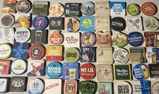 🔥60 Beer Bar Coasters Pint Glass mat coaster A2 Craft Domestic Import Mix Lift picture