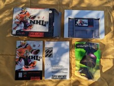 CIB NHL 97 HOCKEY SUPER NINTENDO SNES VIDEO GAME COMPLETE IN BOX Tested Works picture