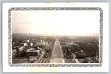 Vintage 1930s Washington D.C. Aerial View Photo – National Mall & Capitol Bldg picture