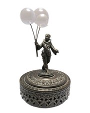 Vtg J.B. Hirsch Francaise Collection Bronze Pierrot Harlequin Musical Box Rare picture