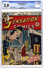 Sensation Comics #29 CGC 2.0 1944 4441057005 picture