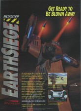 MetalTech: Earthsiege Print Ad/Poster Art PC Big Box  picture