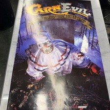 CarnEvil Original Arcade Distributor Poster 36”x24” Midway Games 1998 picture