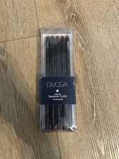 DIVOGA Genuine Swarovski Crystal Tips Set of 10 NIP Black Pencils Multi Color picture