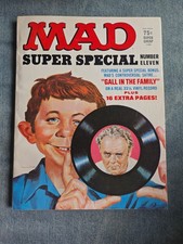 Mad Super Special #11 1973-Gall in the Family Archie  Bunker Rare WITH Record picture