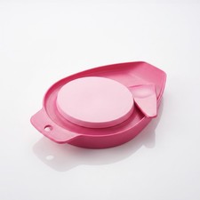 Tupperware Chop N Pour Cutting Board w/ Spatula Pink Kitchen Food Prep Tool New picture