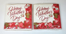 Set Of 2 Vtg 20ct 2ply 