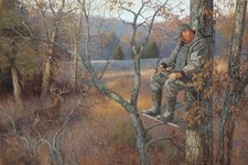 Funny Sleeping Deer Hunter  In Tree Fridge / Tool  Box  Magnet picture