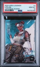 2024 APEX LEGENDS JAPANESE WAFER CARD #4 LIFELINE PSA 10 picture