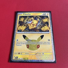 Pokemon 30th Celebrations Anniversary 30C 044/128 Pikachu 22/30 R picture