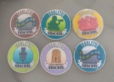 6  Merv Griffin's Resorts Casino Atlantic City NJ Roulette Chips Obsolete & Rare picture