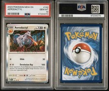 PSA 10 2023 Pokemon Aerodactyl English 151 Holo #142 Shinji Kanda LOW POP picture